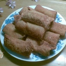 豆皮春卷的做法