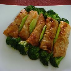 鲜竹腐皮卷的做法 鲜竹腐皮卷的做法