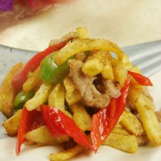 薯条肉丝的做法 薯条肉丝的做法
