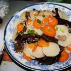 炒山药胡萝卜片的做法 炒山药胡萝卜片的做法