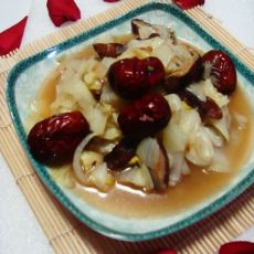 红枣白菜的做法