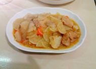 回锅肉炒白萝卜的做法