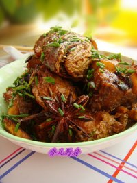 豆豉红烧鱼块的做法