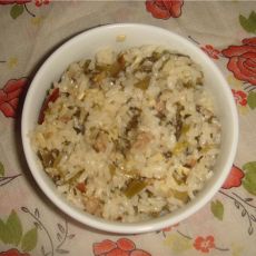 咸菜炒饭的做法