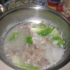 羊肉粉丝火锅的做法