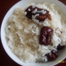 红枣糯米饭的做法