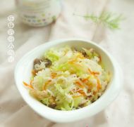 包菜炒米粉的做法