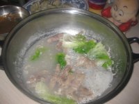 羊肉粉丝火锅的做法