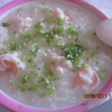 美味虾粥的做法