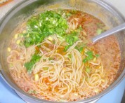 牛肉炝锅面的做法