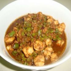 长豆角虾仁肉酱的做法 长豆角虾仁肉酱的做法