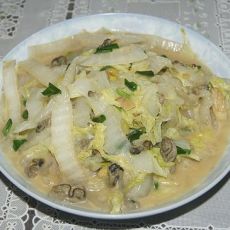 牡蛎炒大白菜的做法 牡蛎炒大白菜的做法