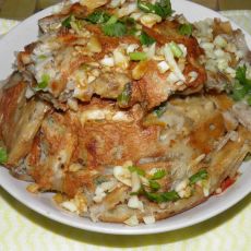 蒜香茄饼的做法 蒜香茄饼的做法