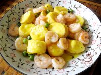 虾仁日本豆腐的做法