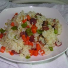 胡萝卜青椒炒饭的做法
