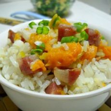 电饭煲之南瓜焖饭的做法 电饭煲之南瓜焖饭的做法