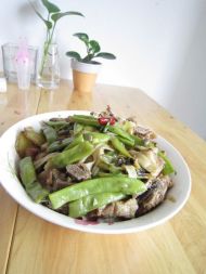 排骨豆角蒸面的做法
