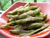 DIY烧烤四季豆的做法