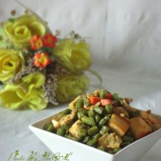 蛋香四季豆馒头粒的做法 蛋香四季豆馒头粒的做法