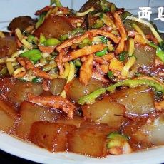 肉丝炒凉粉的做法 肉丝炒凉粉的做法