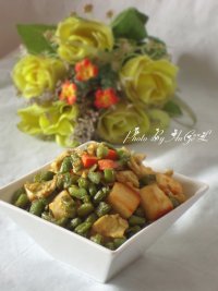 蛋香四季豆馒头粒的做法