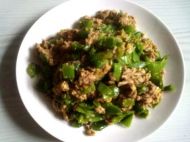 扁豆虾酱的做法