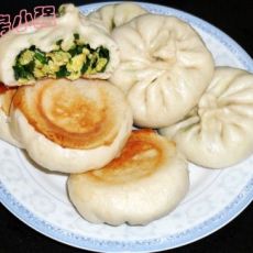 韭菜鸡蛋馅水煎包的做法 韭菜鸡蛋馅水煎包的做法