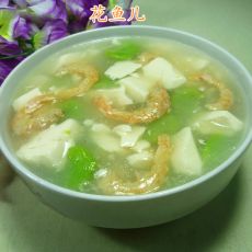 开洋蚕豆豆腐羹的做法 开洋蚕豆豆腐羹的做法