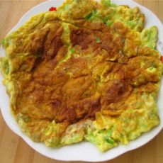 青椒鸡蛋饼的做法