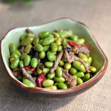 肉丝炒毛豆的做法 肉丝炒毛豆的做法