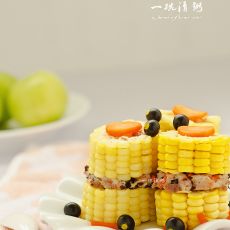玉米夹肉饼的做法 玉米夹肉饼的做法