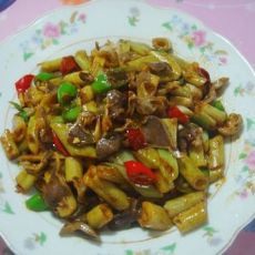 酸笋炒鸡珍的做法 酸笋炒鸡珍的做法