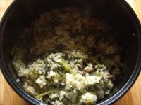 莴笋叶菜饭的做法
