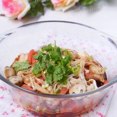 鲜美蘑菇叮豆腐的做法 鲜美蘑菇叮豆腐的做法