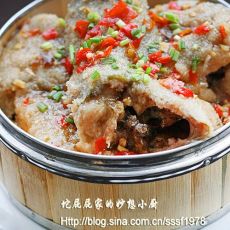 剁椒粉蒸鲶鱼的做法