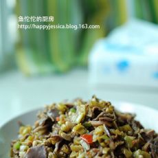适合夏天的开胃菜-酸豆角炒鸡胗的做法 适合夏天的开胃菜-酸豆角炒鸡胗的做法