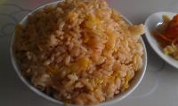 白菜炒饭的做法