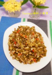 酸豆角炒肉末的做法