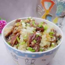 腊味饭的做法