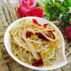 姜丝炝炒绿豆芽的做法 姜丝炝炒绿豆芽的做法