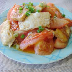 水豆腐炒西红柿的做法 水豆腐炒西红柿的做法