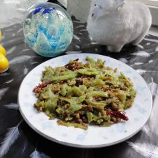 肉末煸苦瓜的做法 肉末煸苦瓜的做法