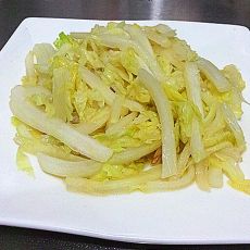 醋溜白菜丝的做法