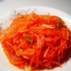 醋溜胡萝卜丝的做法