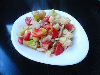 番茄花菜的做法