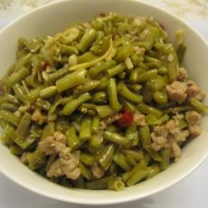 酸豇豆炒肉沫的做法 酸豇豆炒肉沫的做法