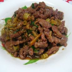 野山椒炝牛肉的做法 野山椒炝牛肉的做法