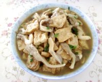 豆腐烧平菇的做法
