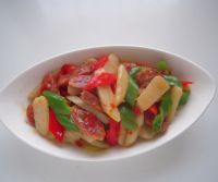 山药炒腊味的做法