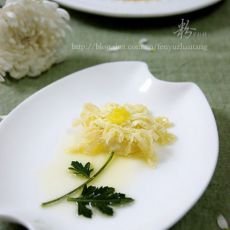 橙汁菊花玉子豆腐的做法 橙汁菊花玉子豆腐的做法